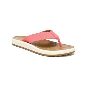 ZODIAC Womens Pink 1/2" Platform Sunny Toe Wedge Slip On Flip Flop Sandal 10 M